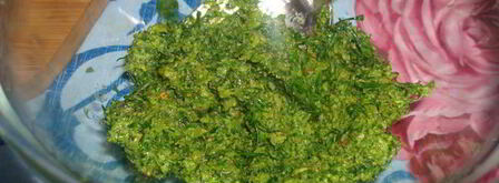 рулеты из баклажанов с беконом, сыром и зеленью. Шаг 6