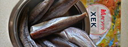 рулеты из хека на овощной подушке. Шаг 2