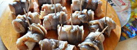 рулеты из хека на овощной подушке. Шаг 7