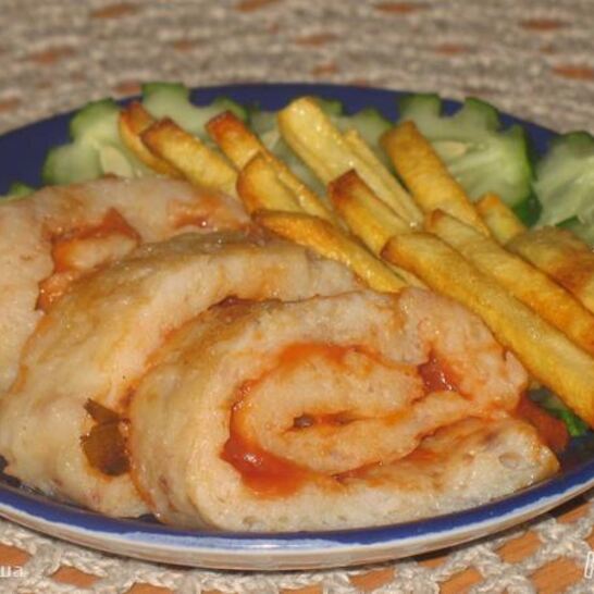 Рецепт рыбный рулет в пароварке