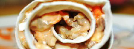 теплые рулетики с мясом и грибами. Шаг 5