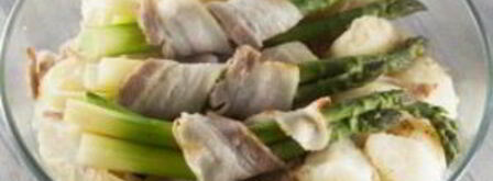 запеченные рулетики из спаржи. Шаг 3