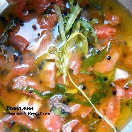 Рыба маринованная в винном уксусе