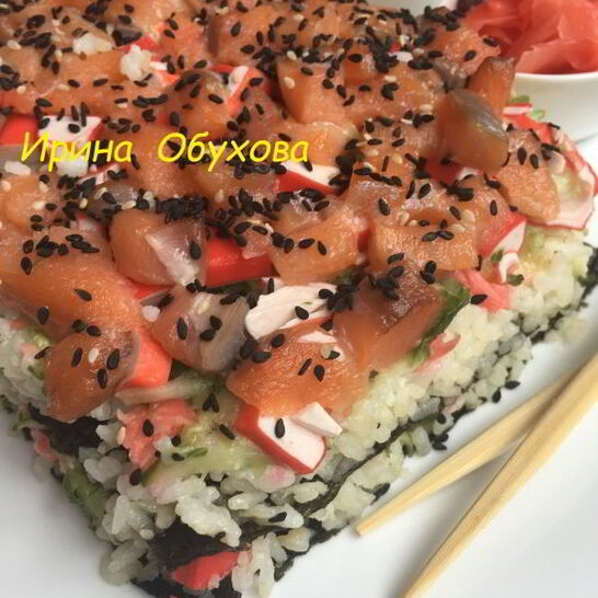 Рецепт суши-торт