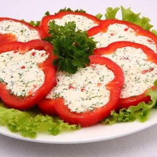 Рецепт сыр с перцем и зеленью