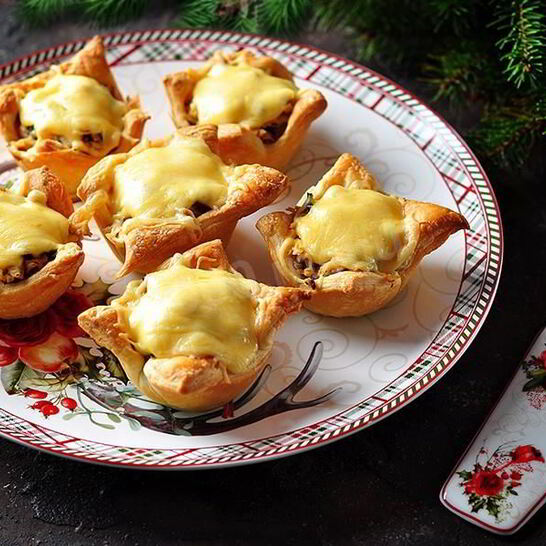 Рецепт горячие тарталетки с начинкой