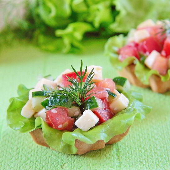 Рецепт овощные тарталетки