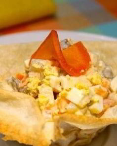 Тарталетки из лаваша