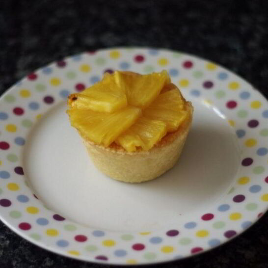 Рецепт тарталетки с ананасом