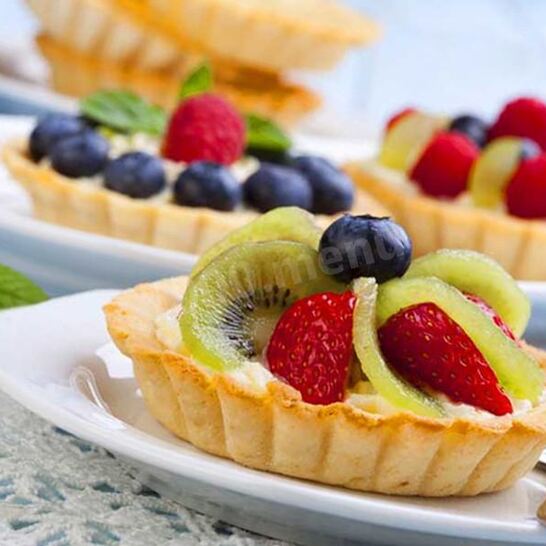 Рецепт тарталетки с фруктами