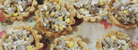 тарталетки с грибами. Шаг 8