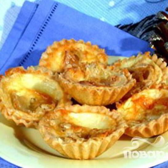 Рецепт тарталетки с камамбером