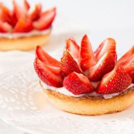 Рецепт тарталетки с клубникой