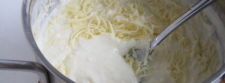 тарталетки с красным луком и сырным соусом. Шаг 4