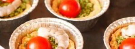 тарталетки с песто и креветками. Шаг 6