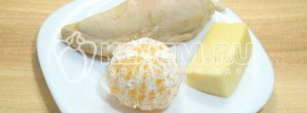 тарталетки с салатом мандариновый рай. Шаг 2