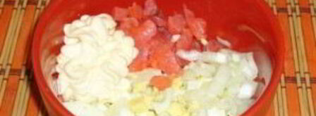 тарталетки с семгой. Шаг 2