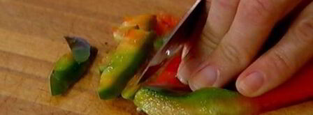 тарталетки с шампиньонами, спаржей и сладким перцем. Шаг 6