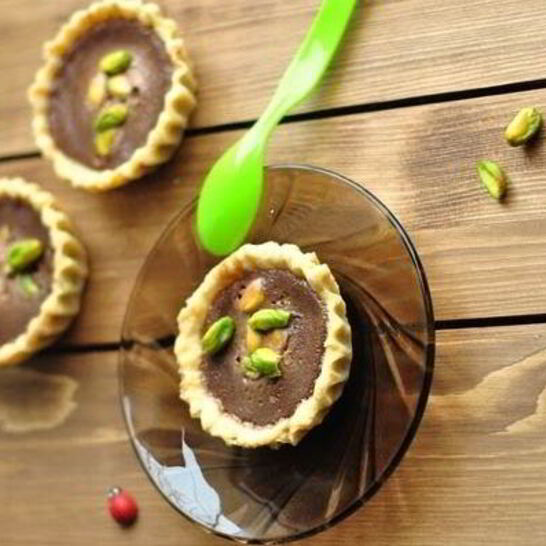 Рецепт тарталетки с шоколадом