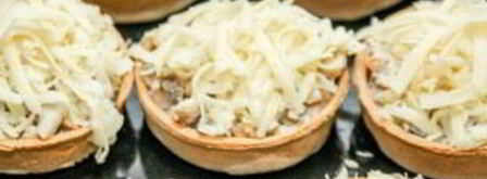 тарталетки с сыром и грибами. Шаг 6