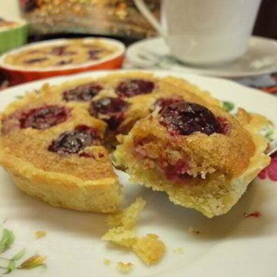 Рецепт тарталетки с вишней