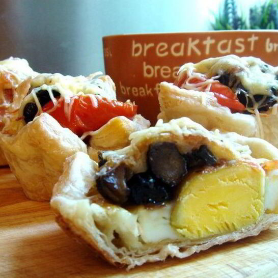 Рецепт тарталетки с яйцом к завтраку