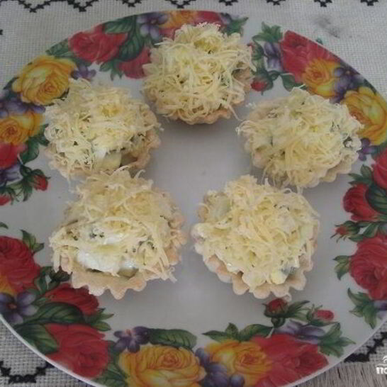 Рецепт тарталетки с языком