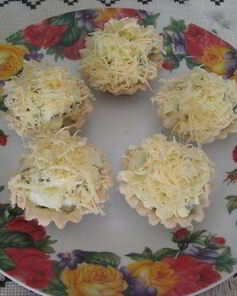 Тарталетки с языком