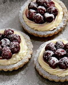 Тарталетки Снегурочкина вишня