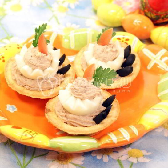 Рецепт тарталетки яичные тортики