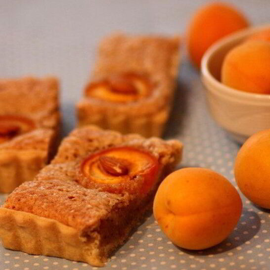 Рецепт абрикосовый тарт с миндальным кремом