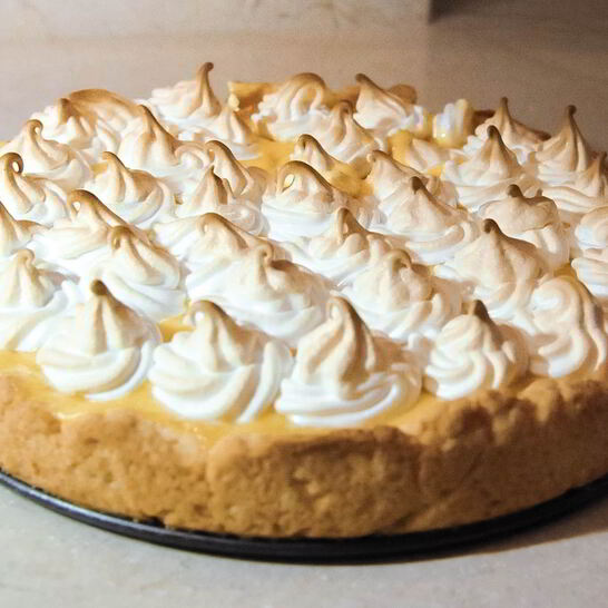 Рецепт французкий лимонный тарт с меренгой