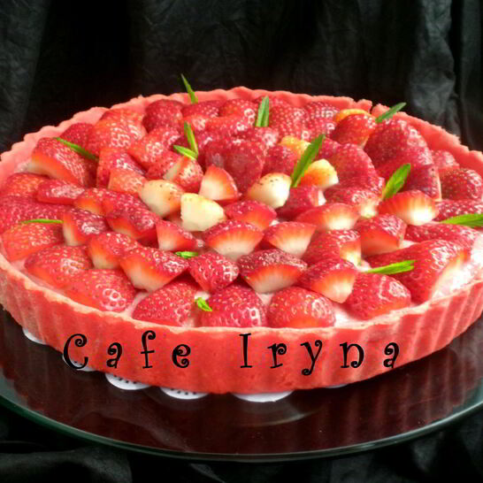 Рецепт клубничный тарт с фундуком