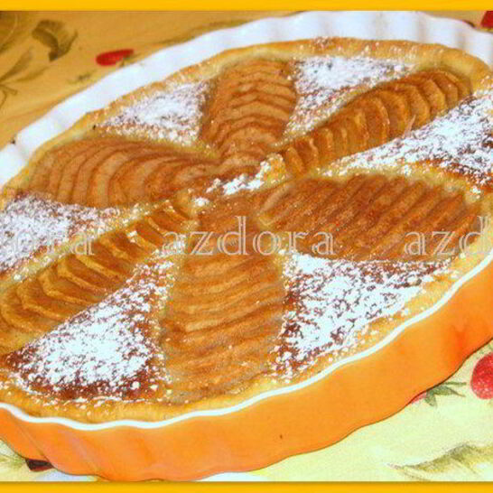 Рецепт миндально-грушевый тарт