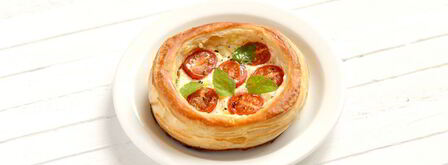 мини тарты с фетой и черри. Шаг 9