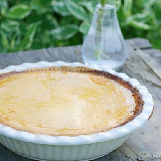 Рецепт нежный тыквенный тарт