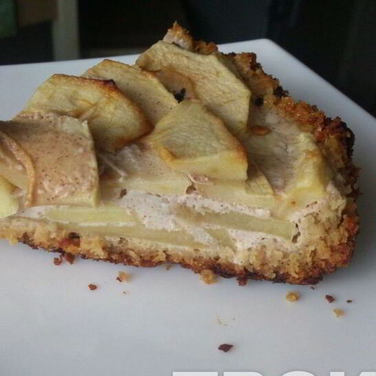 Рецепт овсяный тарт с яблоками