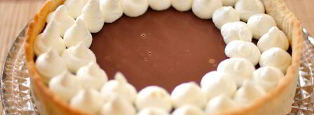 шоколадный тарт с карамелью и соленым арахисом. Шаг 7