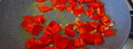 сметанный тарт с овощами и фетой. Шаг 7