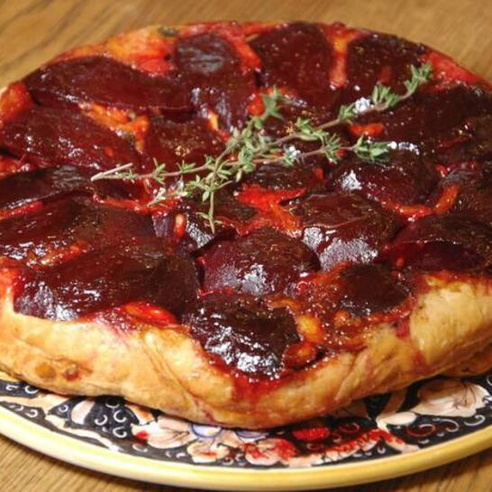 Рецепт свекольный тарт татен