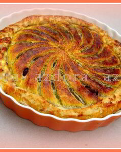 Тарт с домашним марципаном из миндаля и грецких орехов