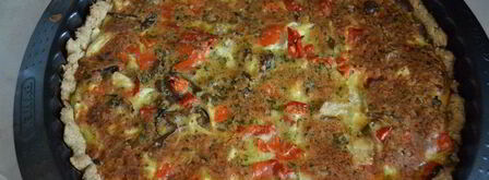 тарт с курицей, грибами и сладким перцем. Шаг 11