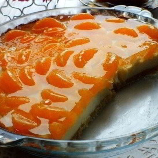 Рецепт тарт с мандаринами