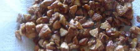 тарт с пряной тыквой, медом и карамелизированным миндалем. Шаг 6