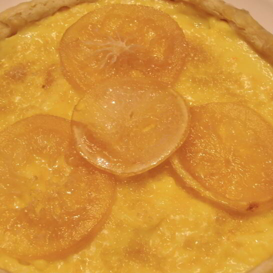 Рецепт тарт с цитрусовыми и виски