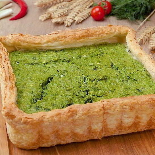 Рецепт тарт с зеленым горошком