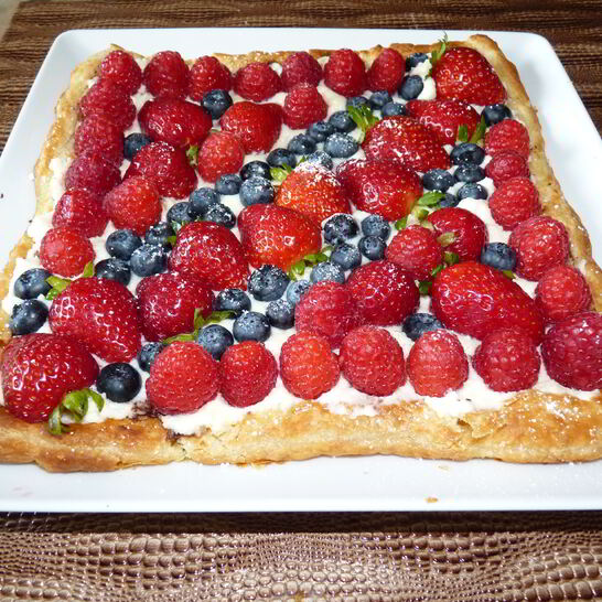 Рецепт тарт со свежими ягодами