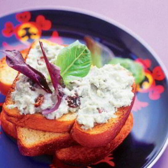 Рецепт тартинки с рокфором