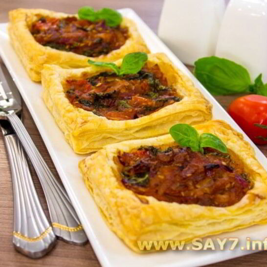 Рецепт тарты с помидорами и луком