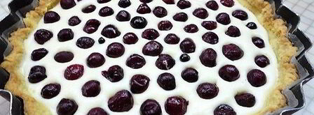 вишневый тарт с лаймом и заварным кремом. Шаг 14